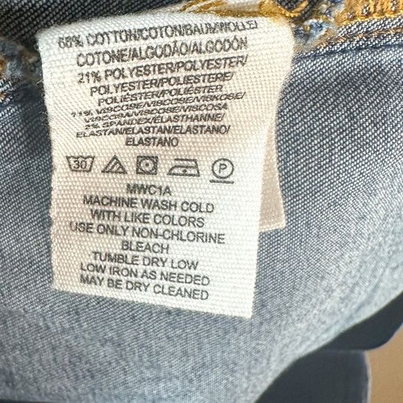 Free People Penny Pull On Denim Flare Jeans Size 26 Wide Leg - Picture 7 of 8